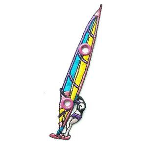 2/$18 Wind Surfer surfer tropical roller skate shoelace patch shoe charm